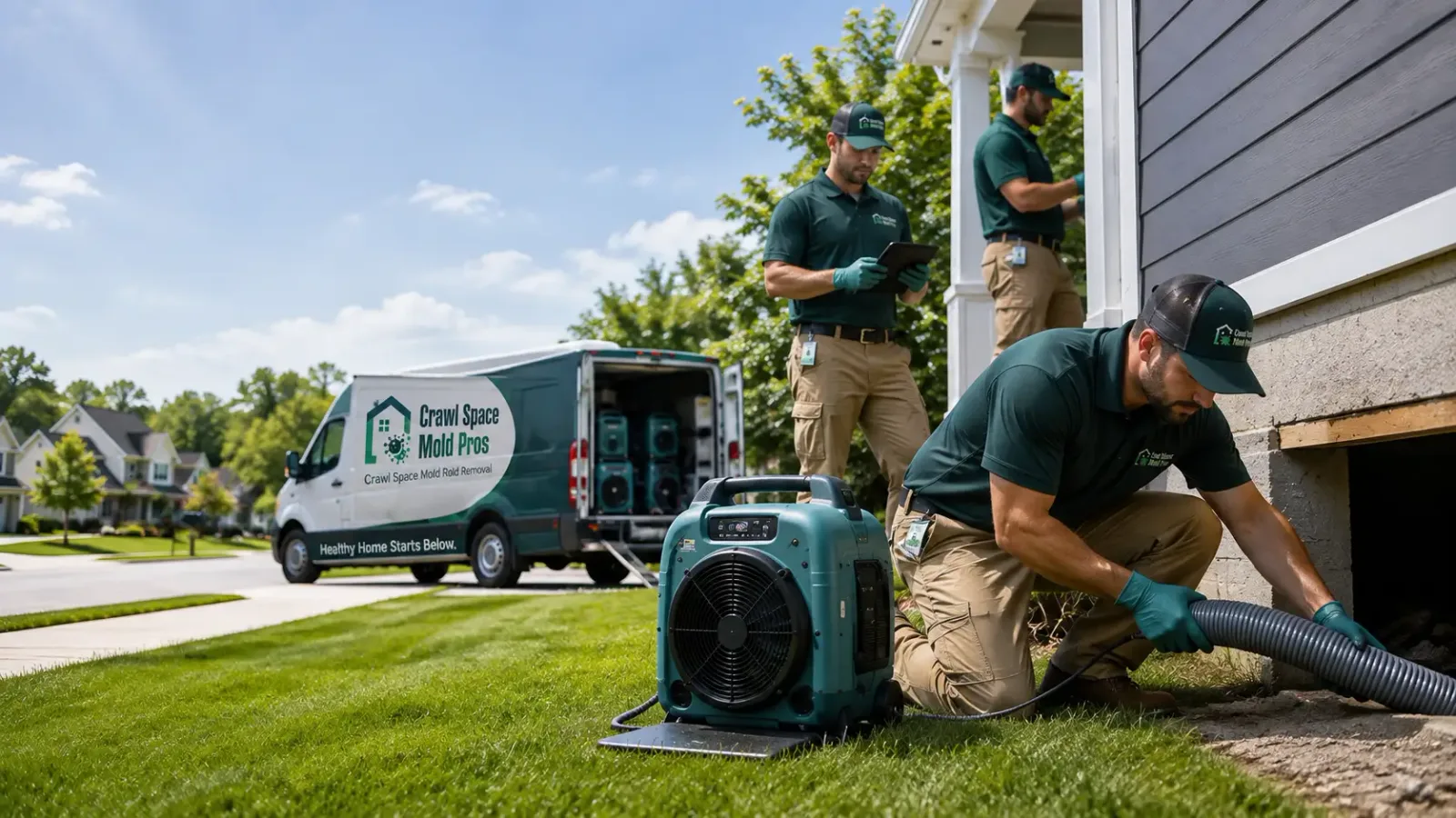 Crawl Space Mold Removal in Good Thunder, MN